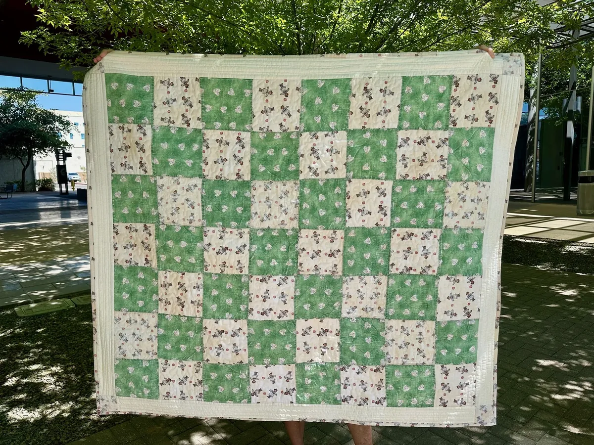 A vintage quilt I restored